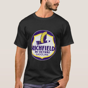 Retro benzinestation Benzinemotorolie Lubri T-shirt