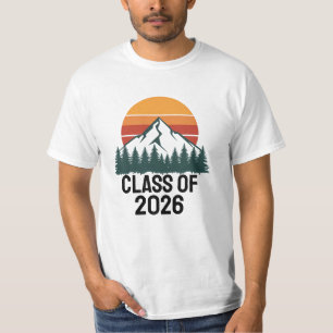 Retro Bergavontuur Piek T-shirt