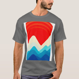 Retro Bergen en Zon 1 T-shirt