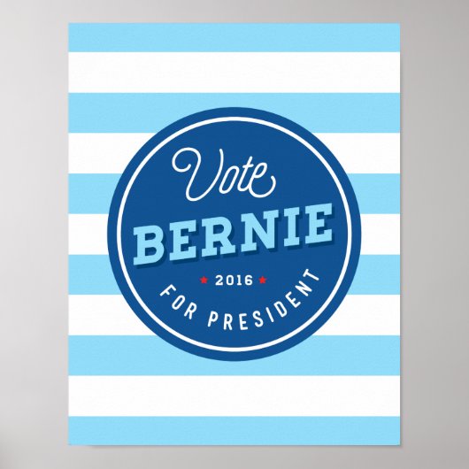 Retro Bernie Poster (Voorkant)