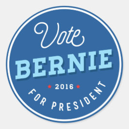 Retro Bernie Ronde Sticker