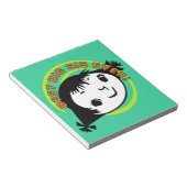 Retro Best Big Sis Ever Notitieblok (Schuin)