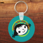 Retro Best Big Sis Ever Sleutelhanger (Voorkant)