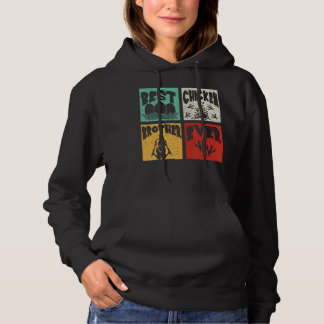  Retro Best Chicken Brother Ever Farmer Fa Hoodie