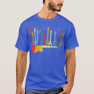 Retro  Best Nana Ever Guitar Lover Guitaris T-shirt