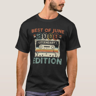 Retro Best of June 2000 Mixtape  21st Birth T-shirt