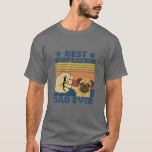 Retro Best Pug Pap Ever Lover Dog T-shirt