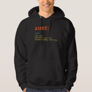 retro Best tante Ever Definition Funny Moth Hoodie