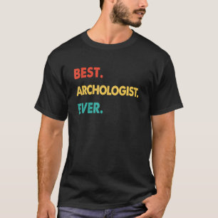 Retro Beste Archoloog ooit T-shirt