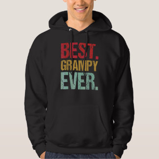 Retro Beste Grampy Ooit Nieuwe Papa Leven Vader Hoodie