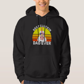 Retro Beste Kakkende Papa Ooit Amerikaanse Kippenb Hoodie