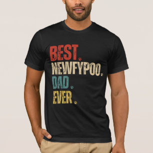 Retro  Beste Newypoo Papa Ooit Grunge Grappig T-shirt