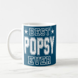 Retro Beste Popsy ooit Funny Fathers Day Koffiemok