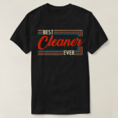  retro beste reiniger ooit werelden grootste CL T-shirt (Design voorkant)