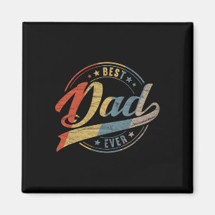 Retro beste vader ooit vader vader vader & #; magneet