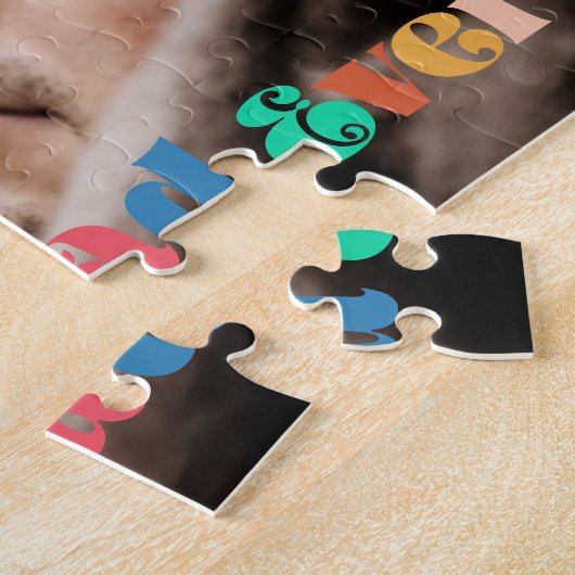 Retro Beste vader ooit Vaderdag Legpuzzel (Zijkant)