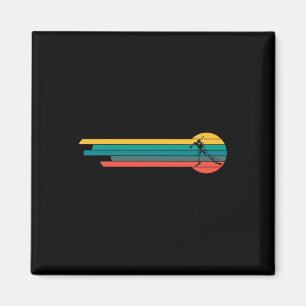 Retro Biathlon Skiing Biatleet Schieten 1 Magneet