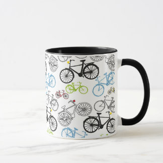 Retro Bicycle Bike Patroon Mok
