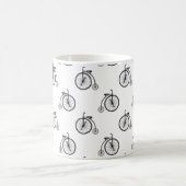 Retro Bicycle - Pattern Koffiemok (Center)