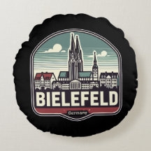 Retro Bielefeld Skyline