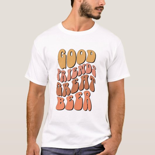 Retro Bier T-shirt (Voorkant)