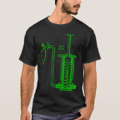retro-bierpomp t-shirt (Voorkant)