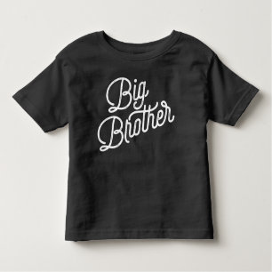 Retro Big Brother White Typografie Kinder Shirts