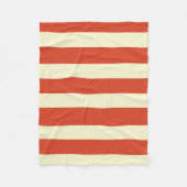 Retro Big Top Striped Fleece Blanket (Voorkant)