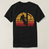 Retro Bigfoot Lineman Electricia Sasquatch Linewo T-shirt (Design voorkant)