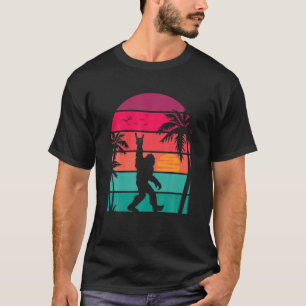 Retro Bigfoot Rock and Roll 80S 90S Rock H T-shirt