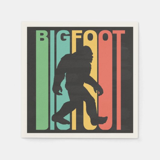 Retro Bigfoot Servetten (Voorkant)