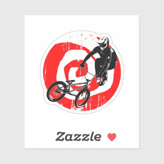Retro Bike Sticker (Vel)