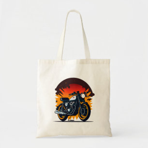 Retro Biker Tote Bag