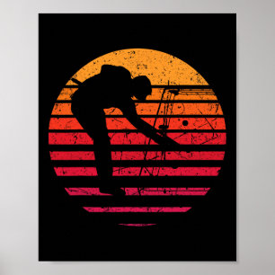 Retro biljartspel 8 LL Pool Player Tour Poster