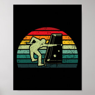 Retro biljartspel 8 LL Pool Player Tour Poster
