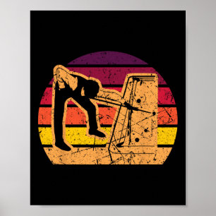Retro biljartspel 8 LL Pool Player Tour Poster