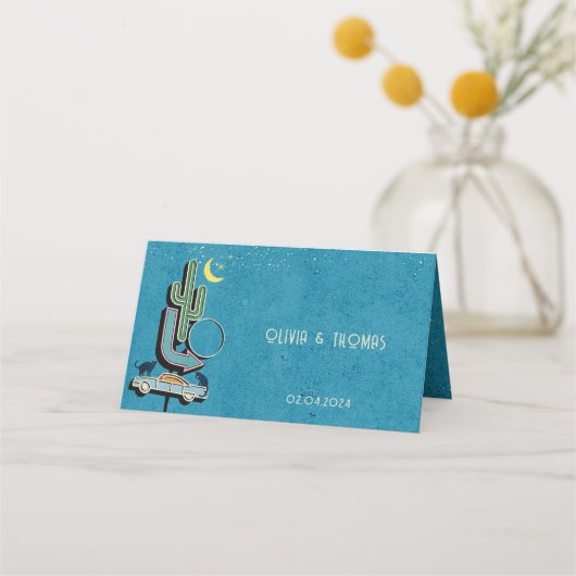 Retro Billboard Teken Bruiloft Partij (Achterkant)