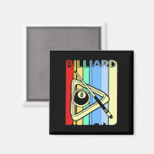 Retro Billiard Magneet (Voorkant / Achterkant)