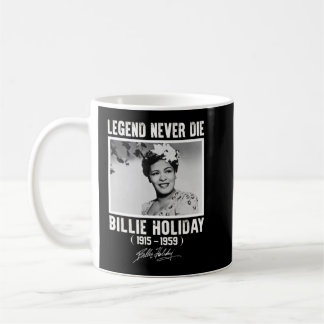 Retro Billie Holiday Handtekening Legends Koffiemok