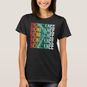 Retro Bionic Knee Surgery Replacement Survivers T-shirt