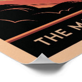 Retro Birmingham, Alabama Reisposter Poster (Hoek)