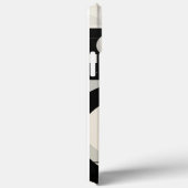 Retro Black and White Iphone case (Achterkant / Rechts)