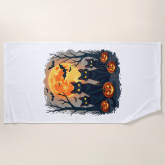 Retro Black Cat Halloween Pumpkin Costume For Wome Strandlaken