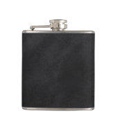 Retro Black Chalkboard textuur Heupfles (Voorkant)