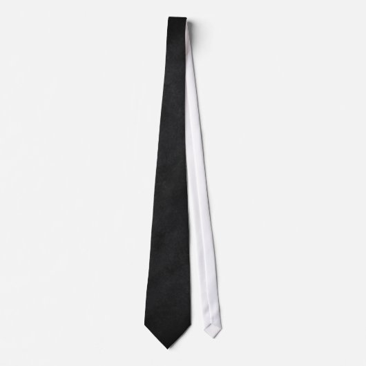 Retro Black Chalkboard textuur Stropdas (Voorkant)