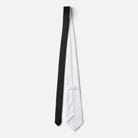 Retro Black Chalkboard textuur Stropdas (Achterkant)