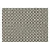 Retro Black en Tan Pattern Tafelkleed (Voorkant (Horizontaal))