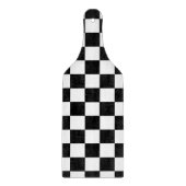 Retro Black en White Checkerboard Cutting Board Snijplank (Voorkant)