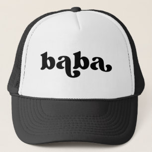 Retro Black en White Grandma Japans Baba Trucker Pet