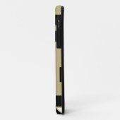 Retro Black en White Pattern naadloze kunst Case-Mate iPhone Case (Achterkant/links)